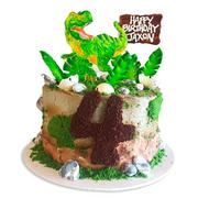 Dinosaur Birthday Cake - Rolling in Dough Bakery