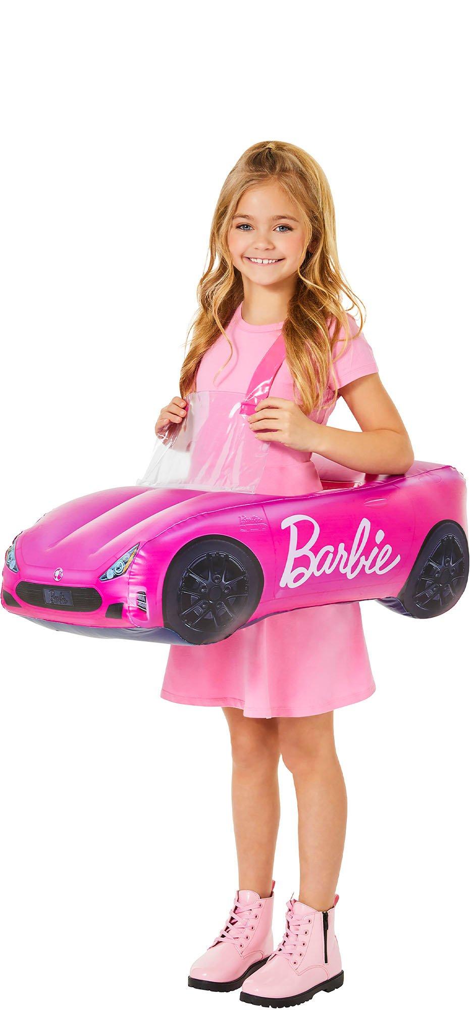 Pink barbie car ride on sale