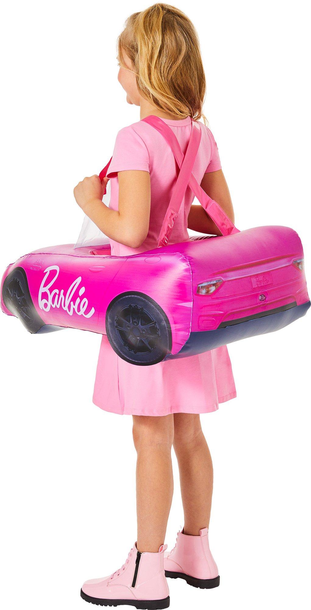 Kids' Inflatable Barbie Car RideOn Costume Mattel Barbie Party City