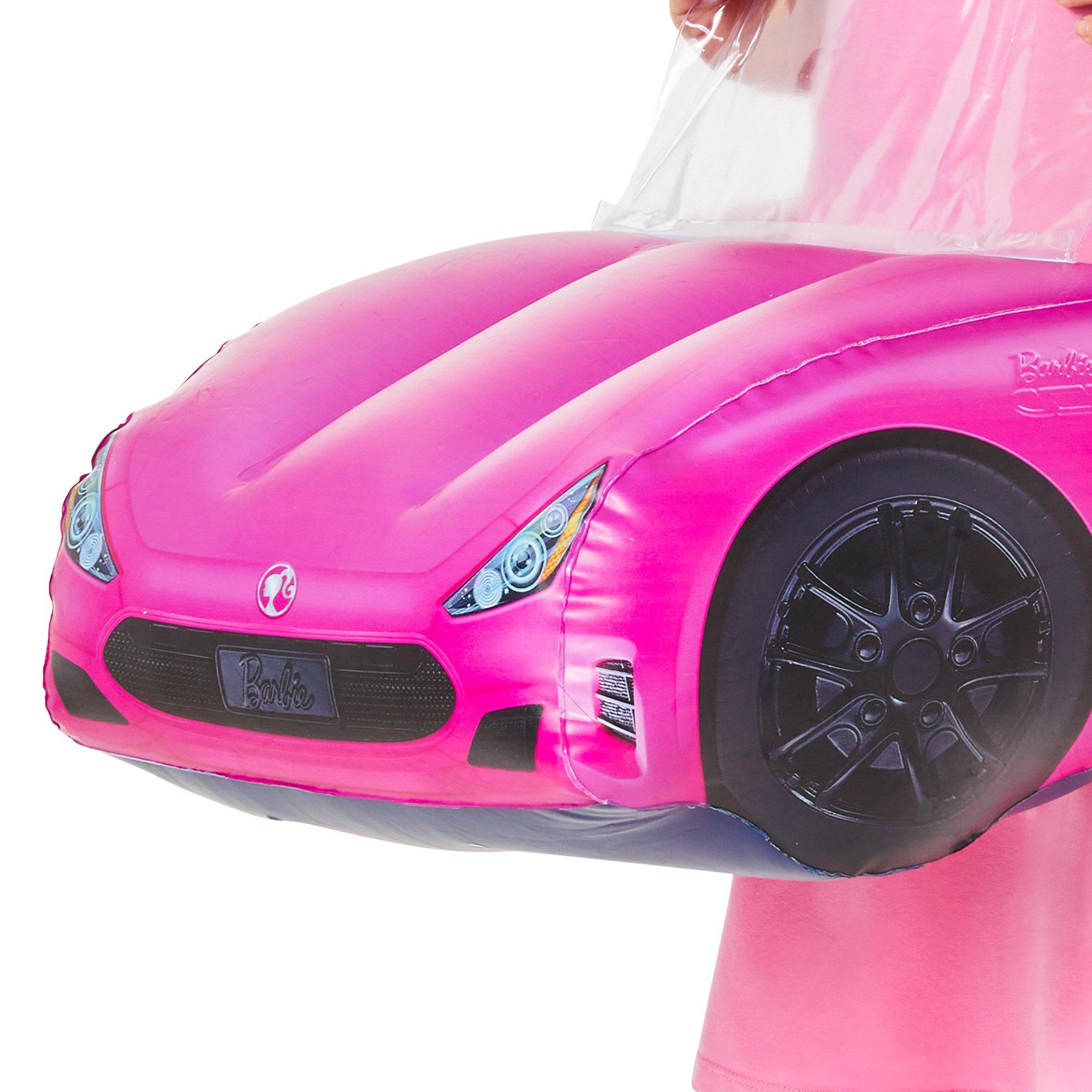 Kids' Inflatable Barbie Car Ride-On Costume - Mattel Barbie