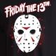 Friday the 13th Jason Mask Black Cotton T-Shirt