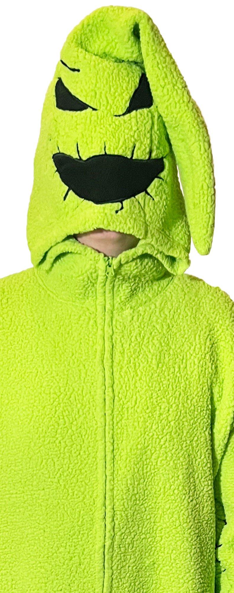 Adult Oogie Boogie One Piece Zipster Costume - The Nightmare Before Christmas