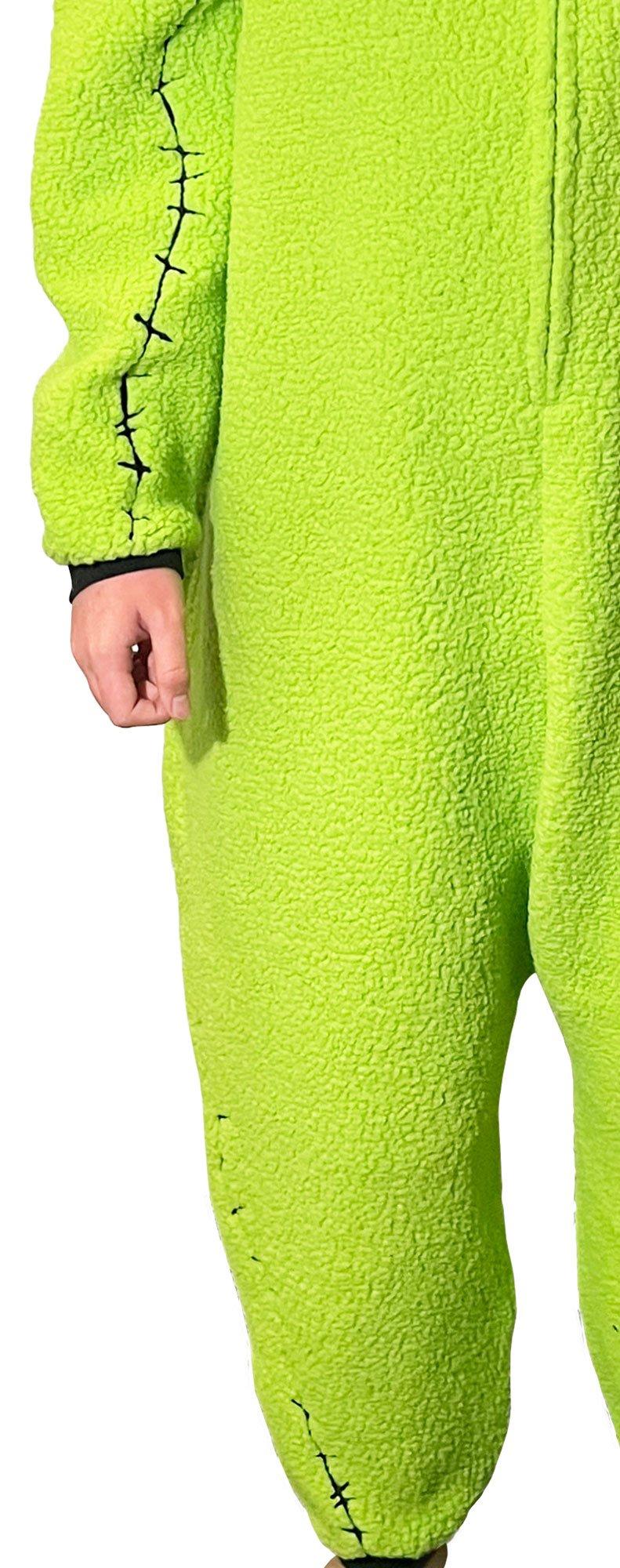 Adult Oogie Boogie One Piece Zipster Costume - The Nightmare Before Christmas