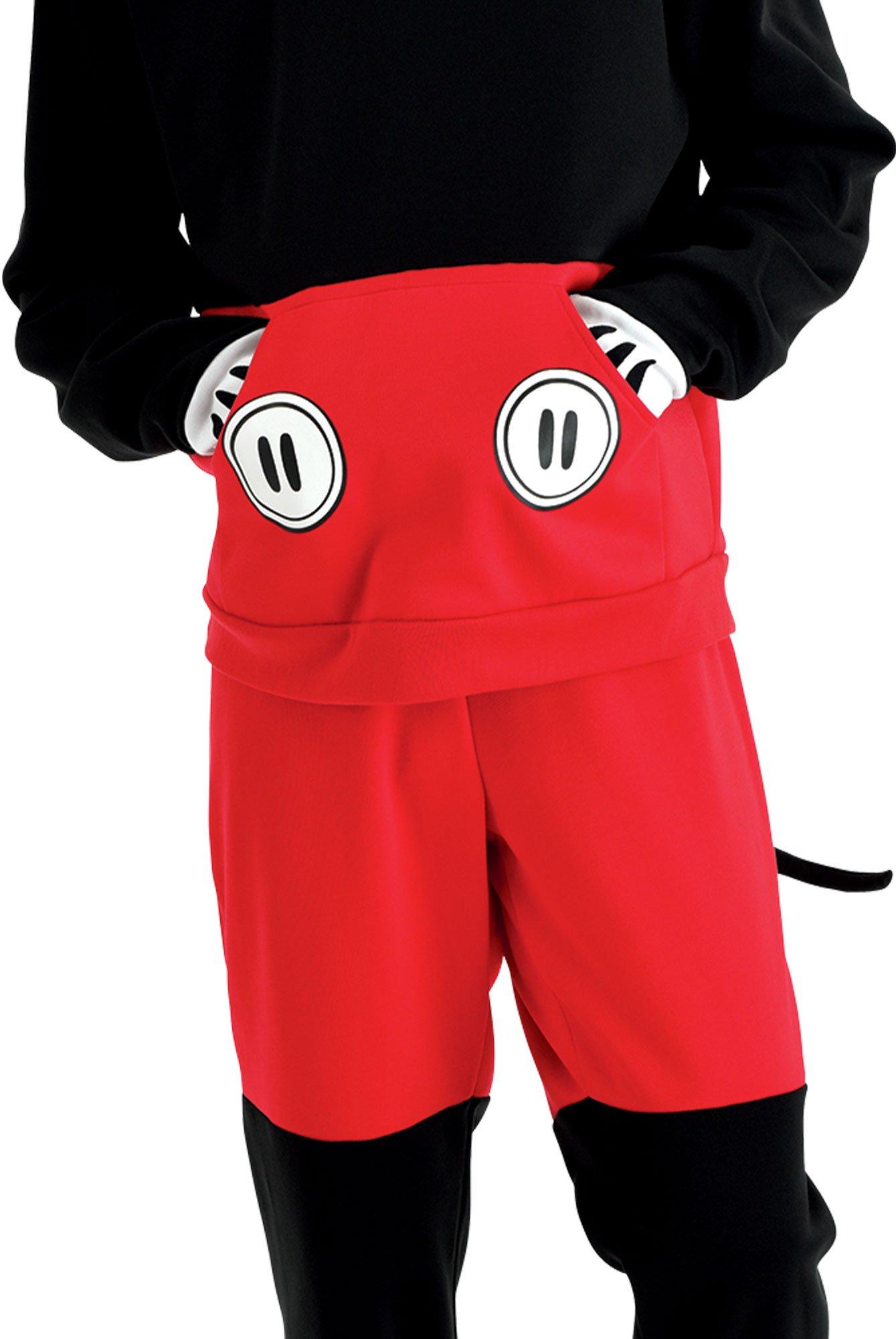 Adult Mickey Mouse Sweatsuit Costume - Disney Size S/M Halloween Male