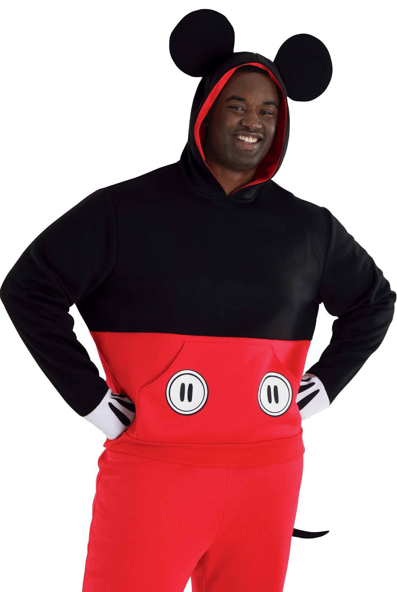 Adult Mickey Mouse Plus Size Sweatsuit Costume Disney Party City