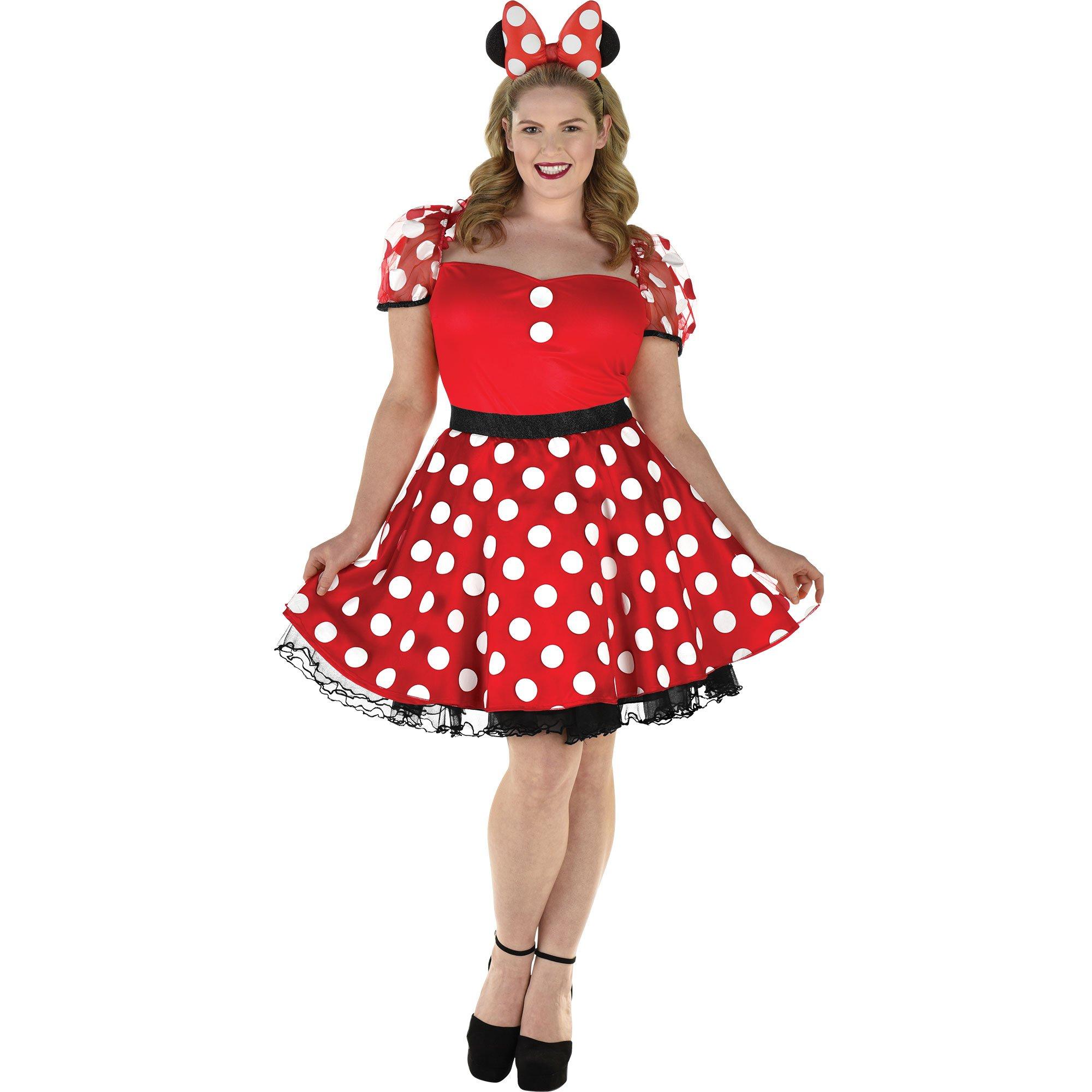 Disney Plus Size Deluxe Minnie Mouse Costume 