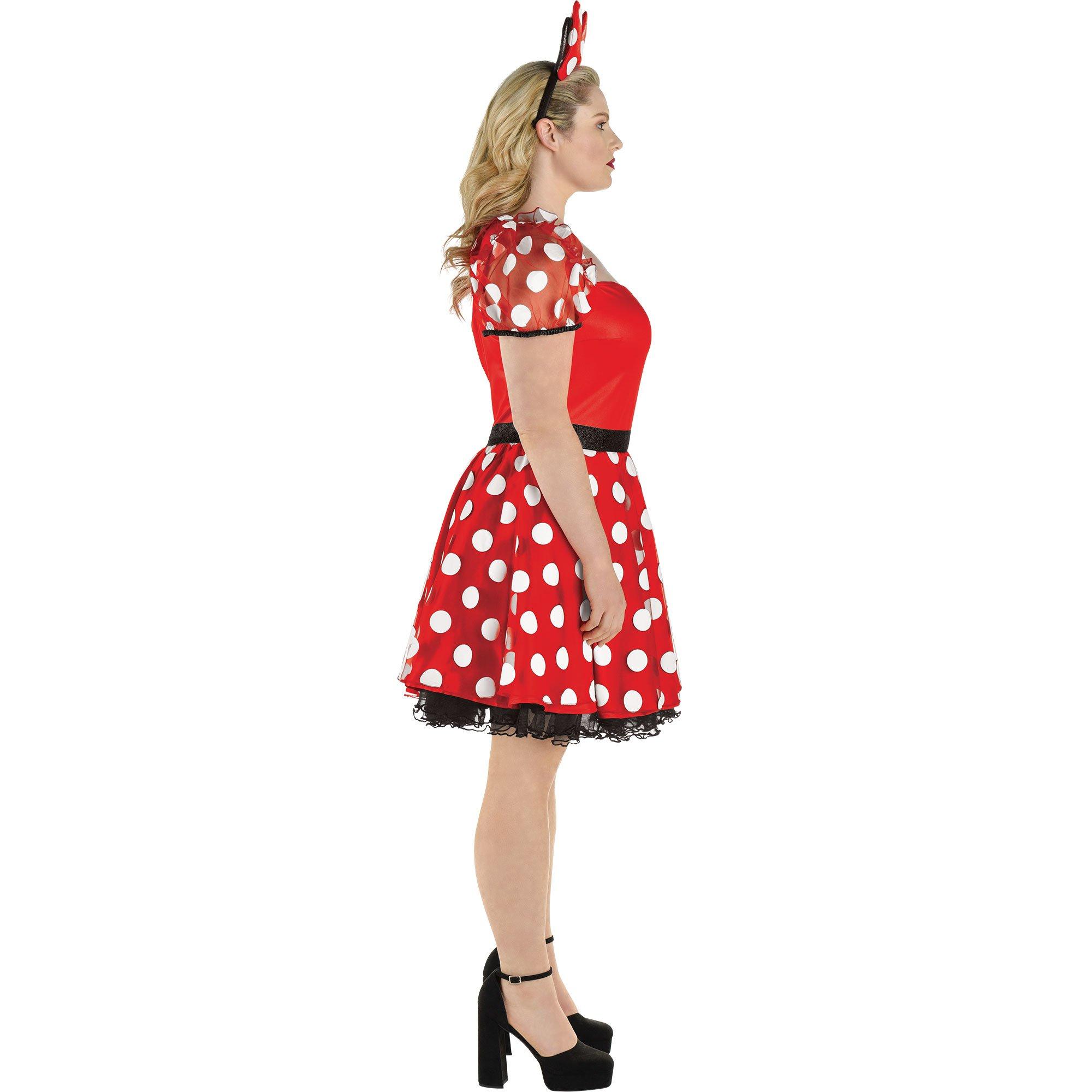 Adult Minnie Mouse Plus Size Costume Disney Party City 9933