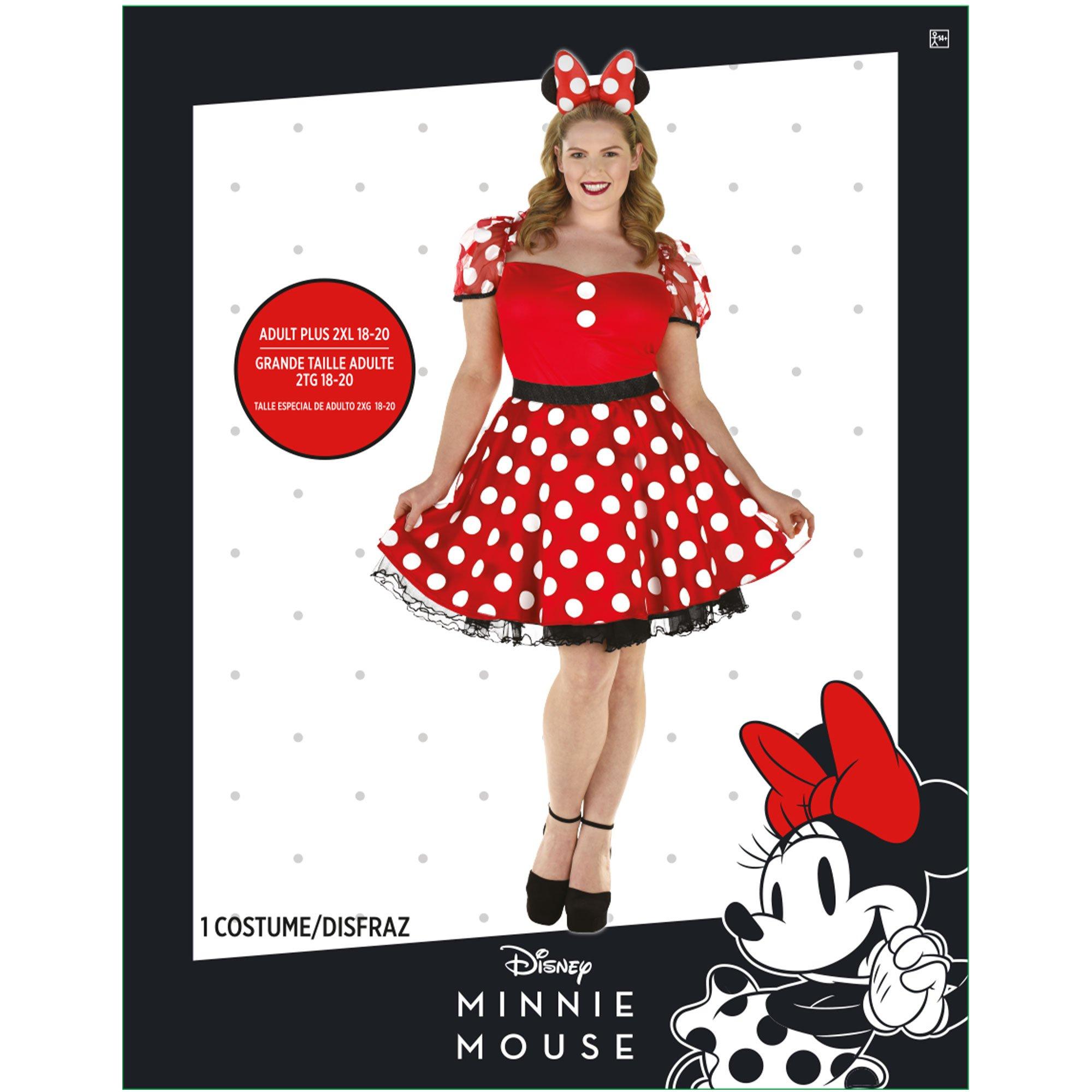 Adult Minnie Mouse Plus Size Costume - Disney