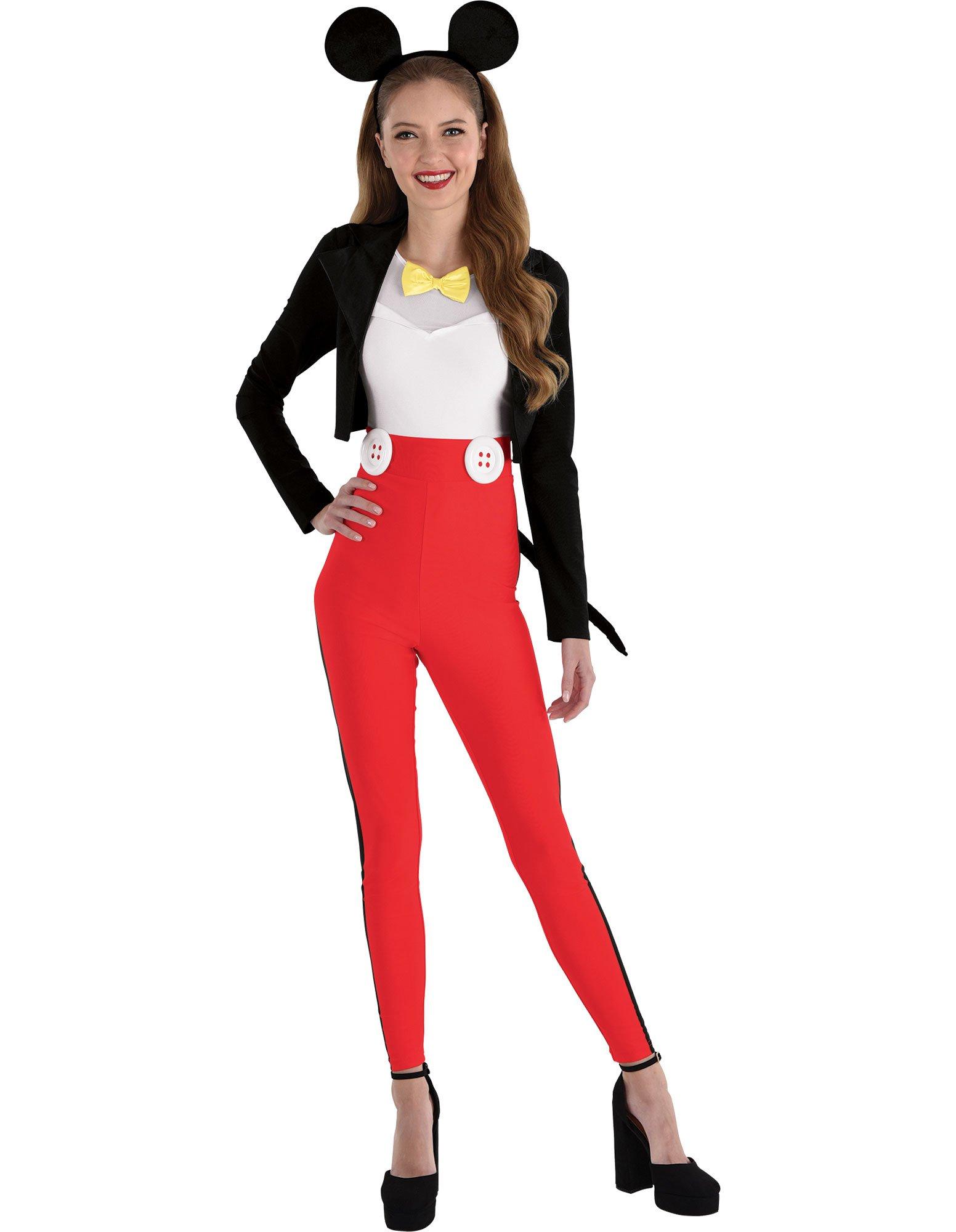 Plus Size Disney Deluxe Mickey Mouse Costume for Adults