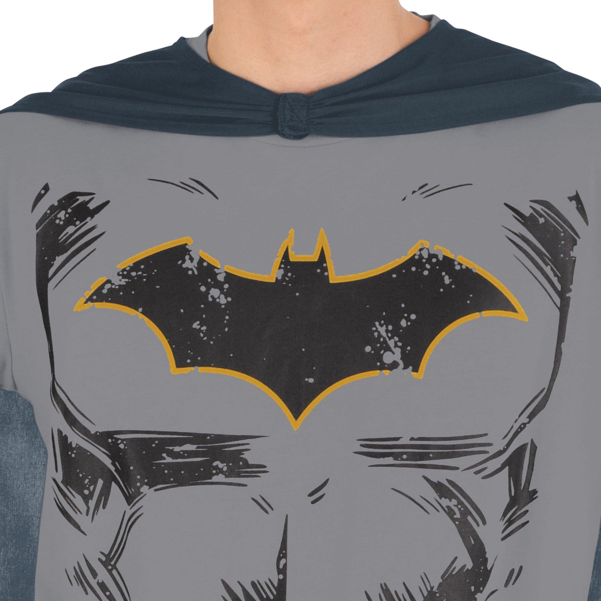 Adult Batman Costume T-Shirt with Cape - DC Comics