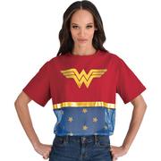 Adult Cropped Wonder Woman T-Shirt - DC Comics