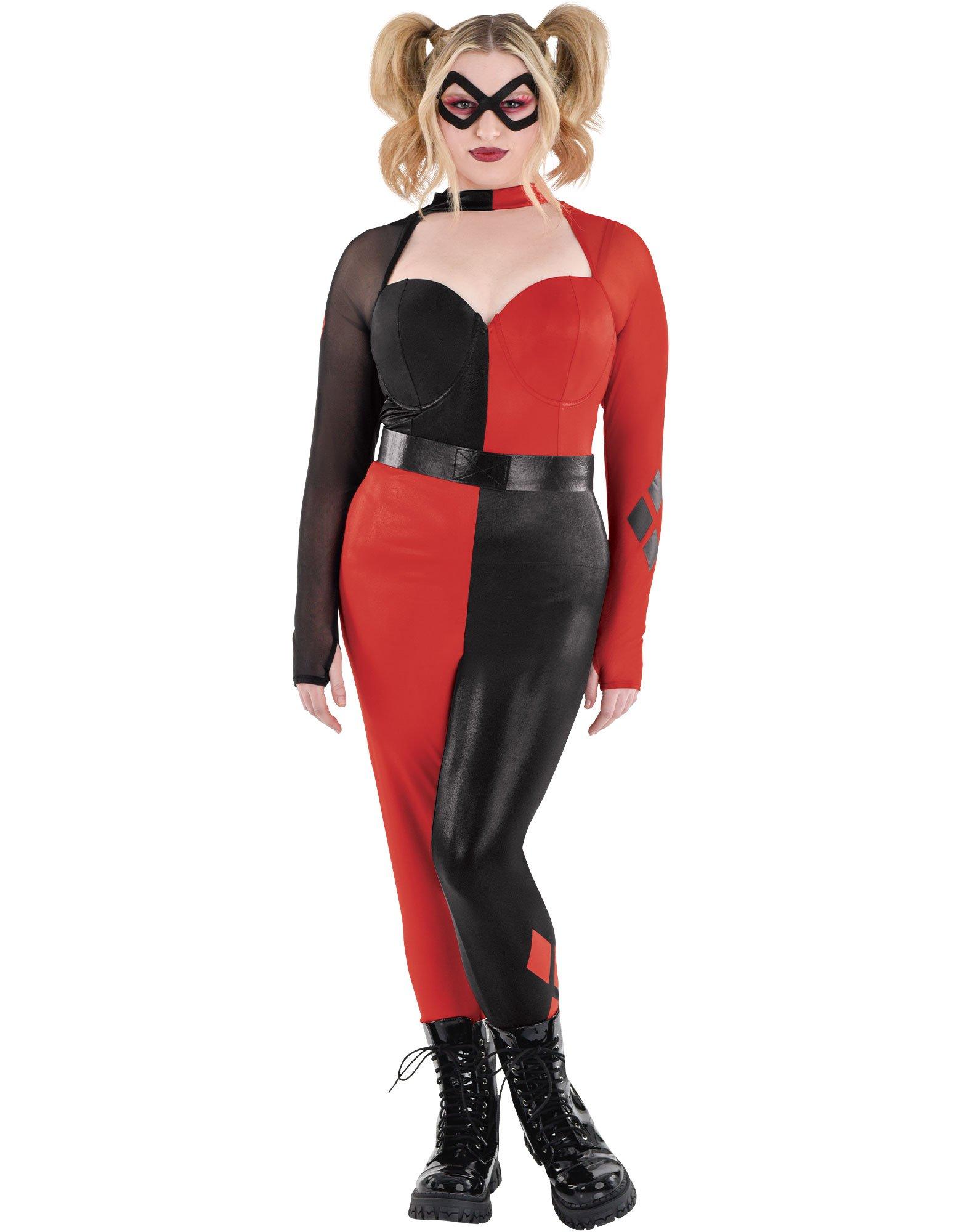 Adult Harley Quinn Plus Size Costume DC Comics Party City