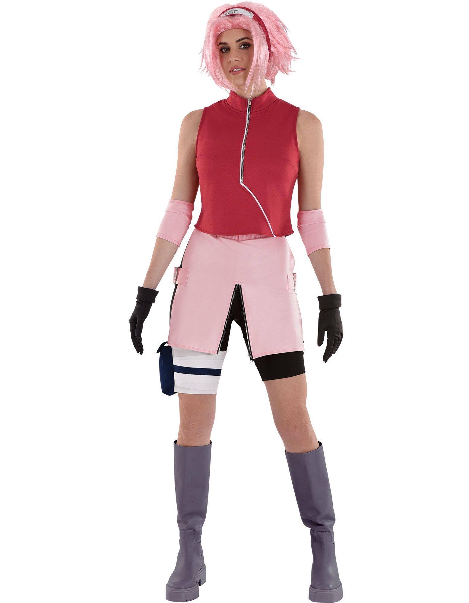Party City Naruto Costume for Adults, Standard Size, Includes Black and  Orange Zip Jumpsuit, Holster, and Headpiece