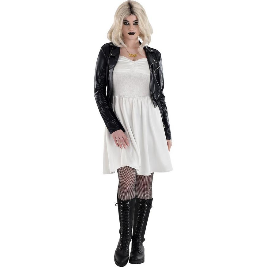 Bride Of Chucky Tiffany Costume Adult White Bride Of Chucky Tiffany Costume Adult White