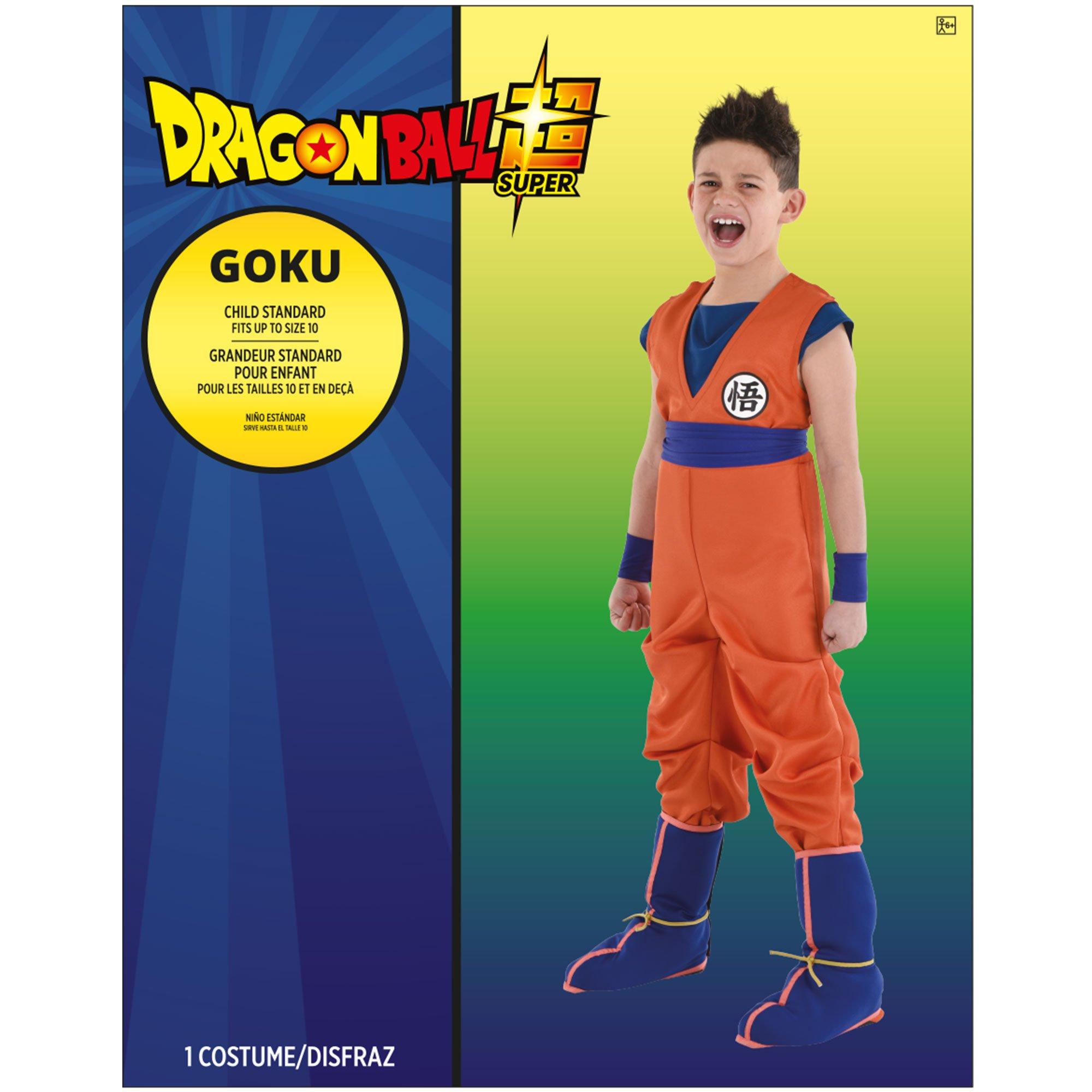 Dragon Ball Z Goku Costume for Boy's, Kid's Anime Goku Halloween Costume,  Dragon Ball Z Outfit