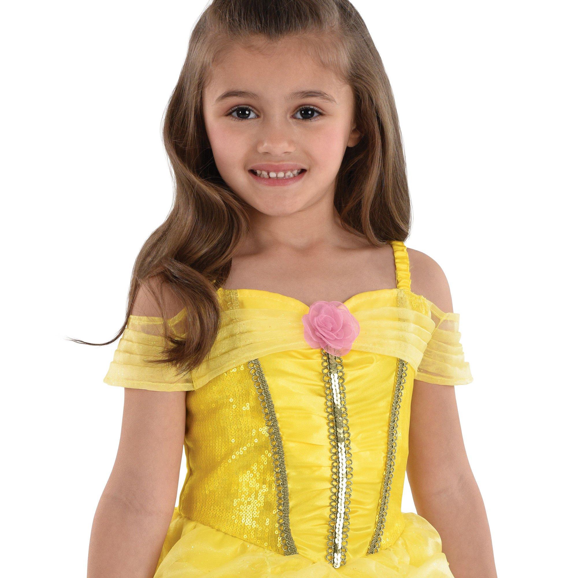 Little girl hot sale belle costume