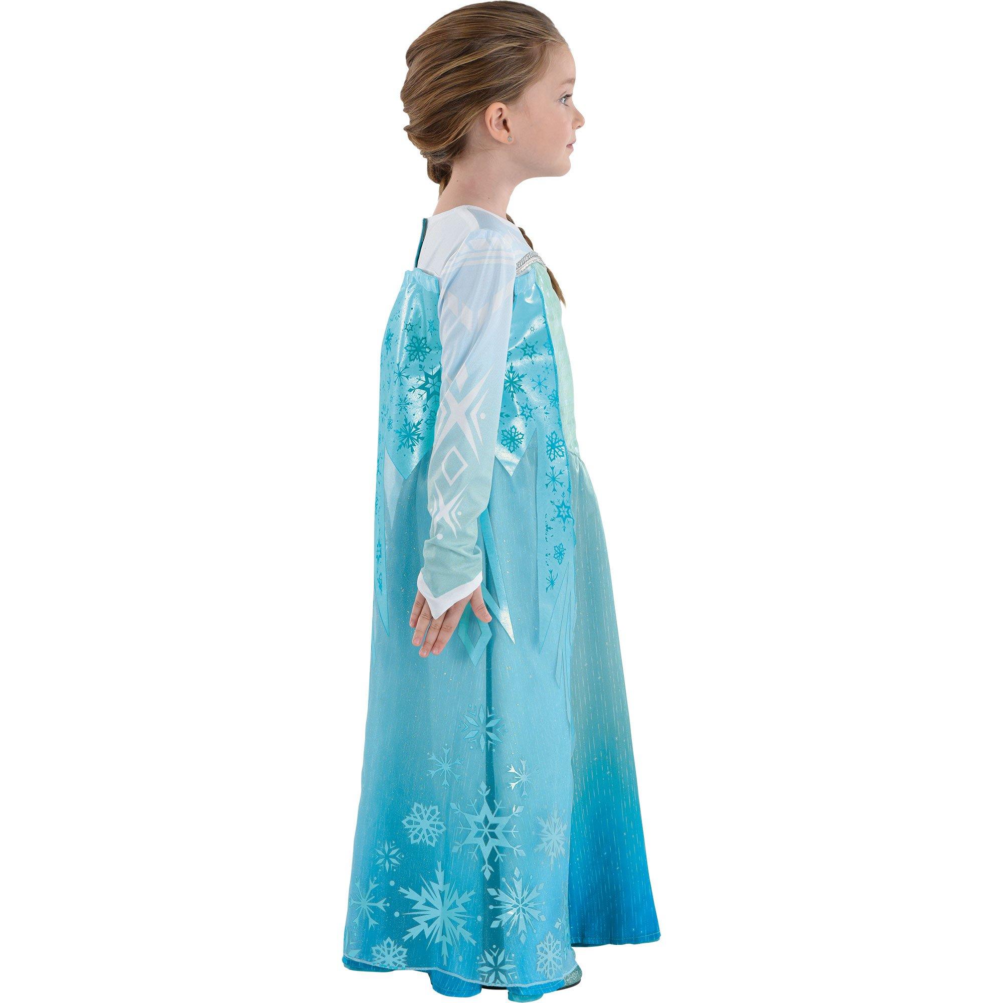Shop Fashion Party Princess Fairy Tale Elsa Costume For Kids, Blue