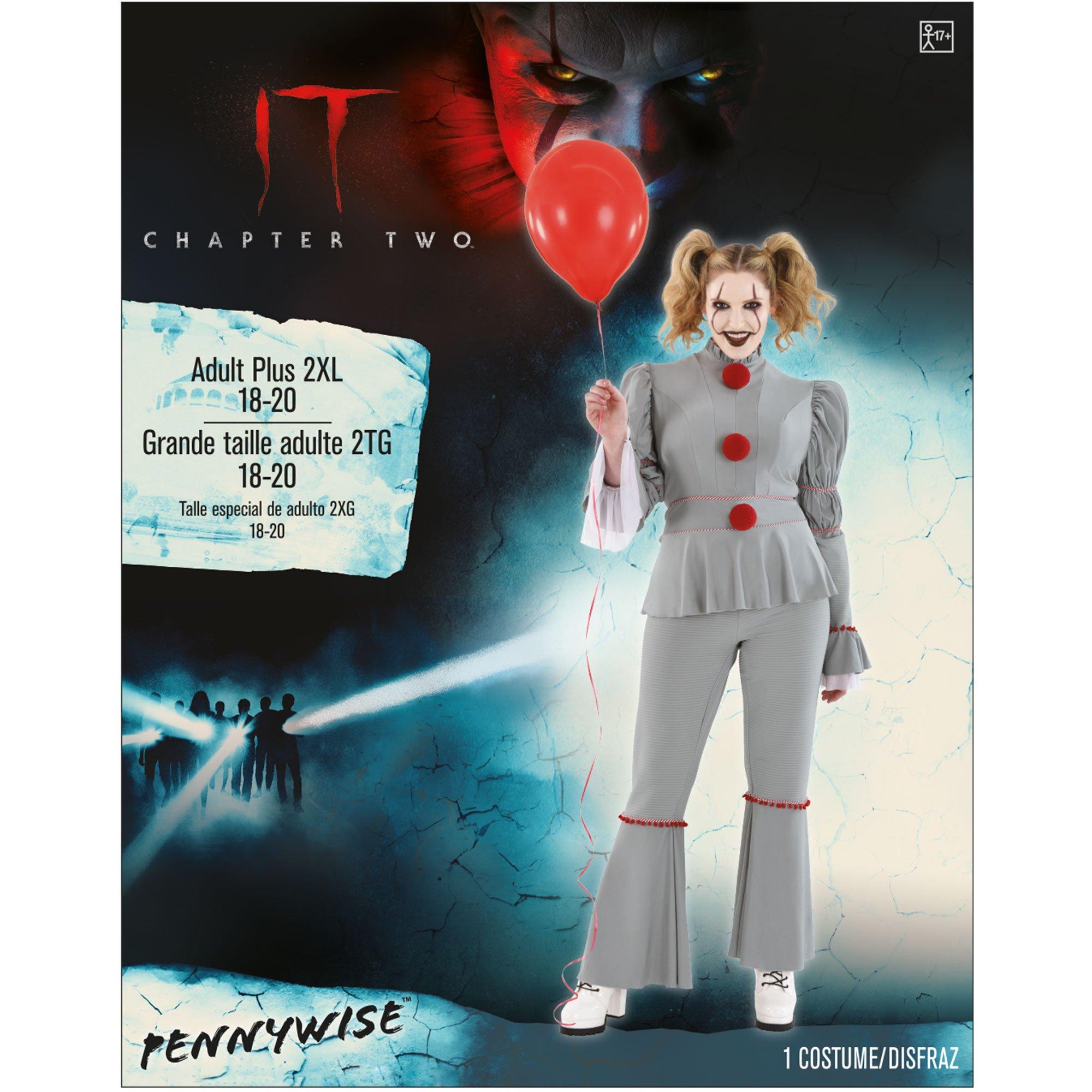 Adult Pennywise Plus Size Costume It Chapter Two Party City