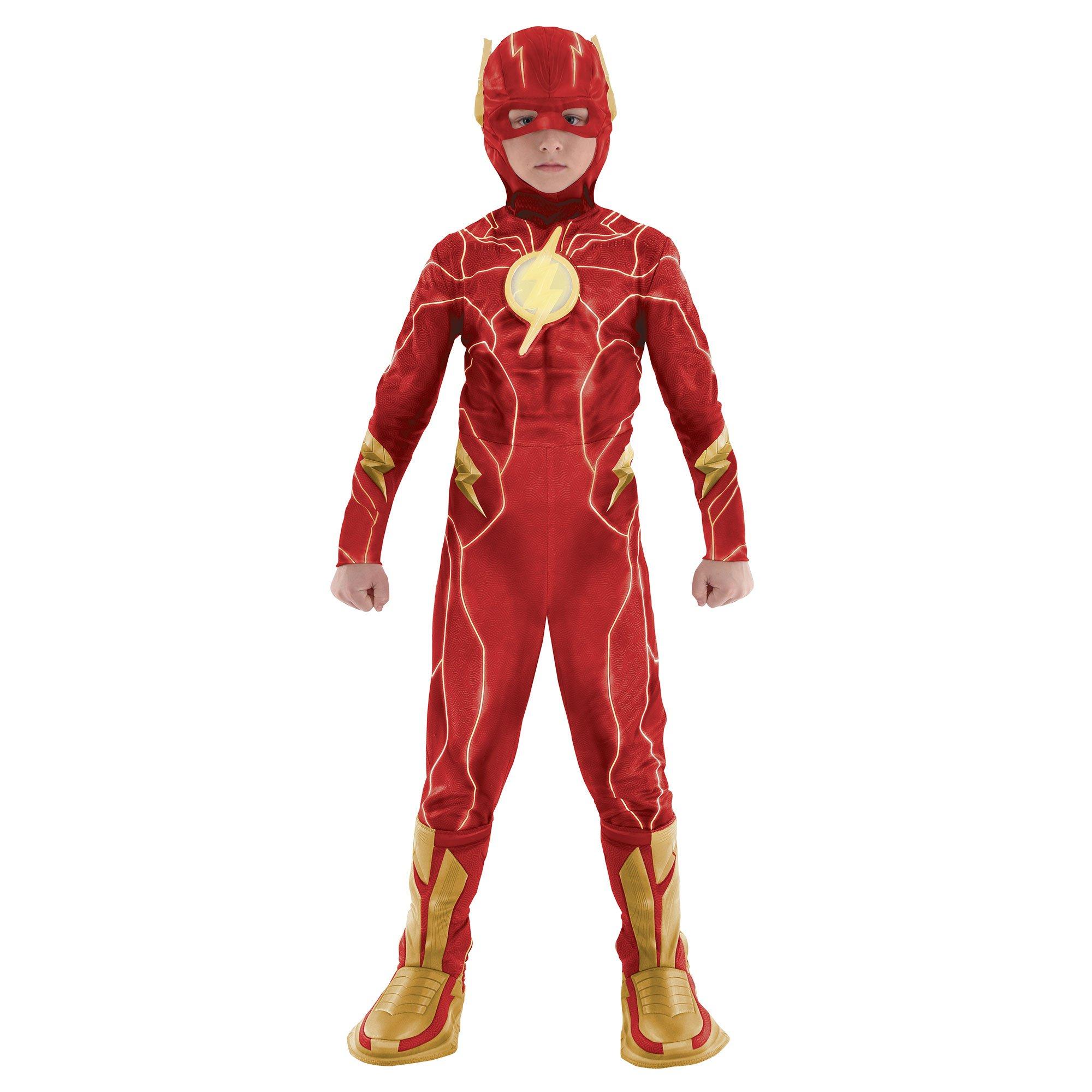 Kids-Boy's Kids' Light-Up The Flash Costume - DC Studios Size M | Warn