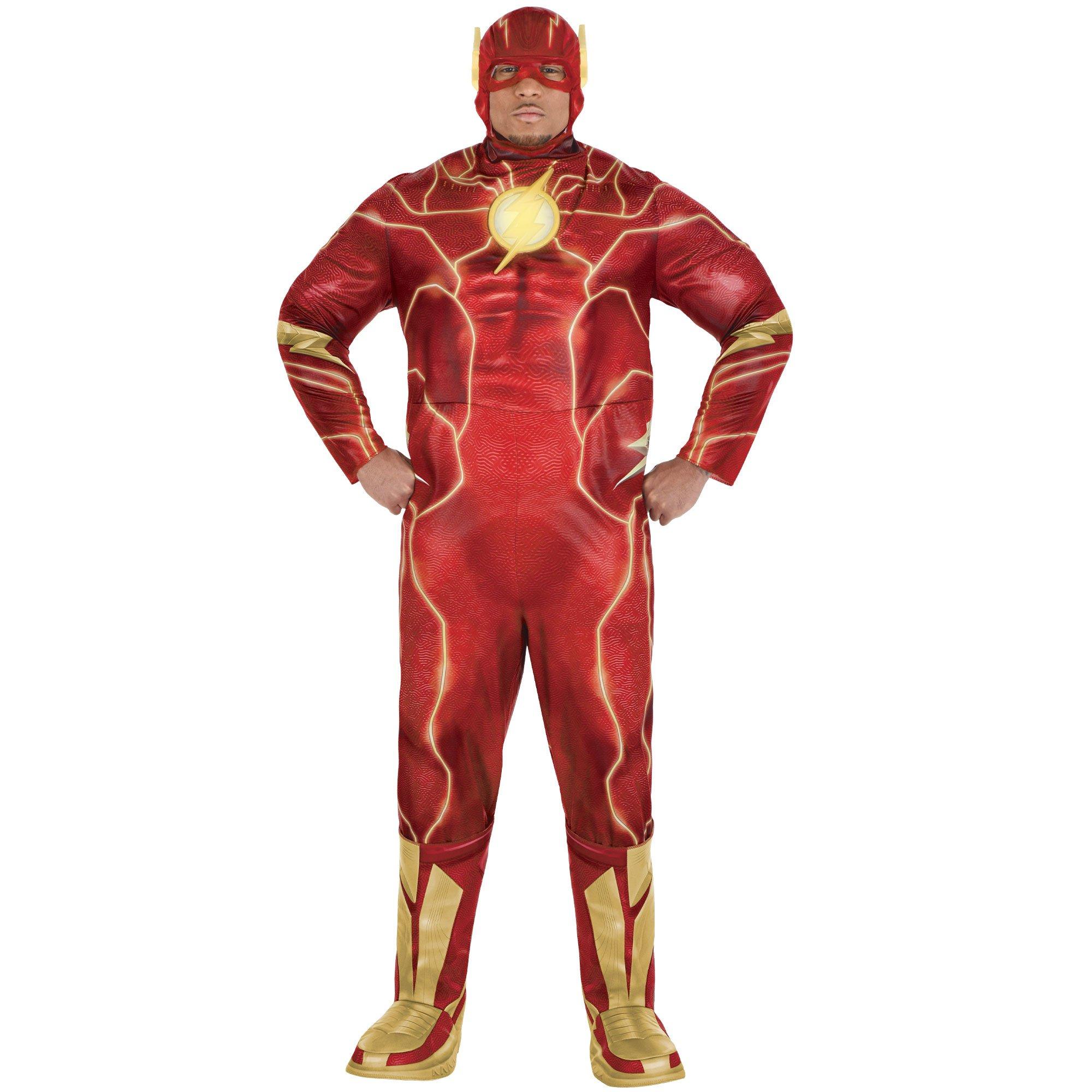 Adult LightUp Flash Plus Size Costume DC Party City