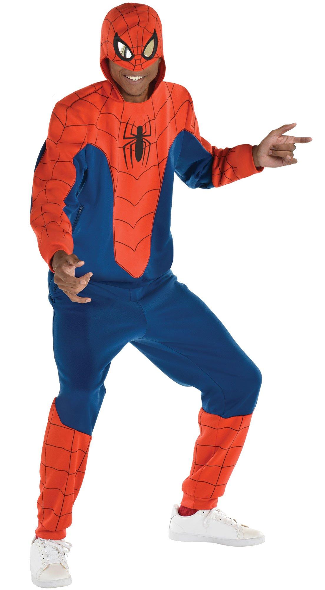 VVlight Spiderman Impression 3D Déguisement Costume Enfant Adulte H