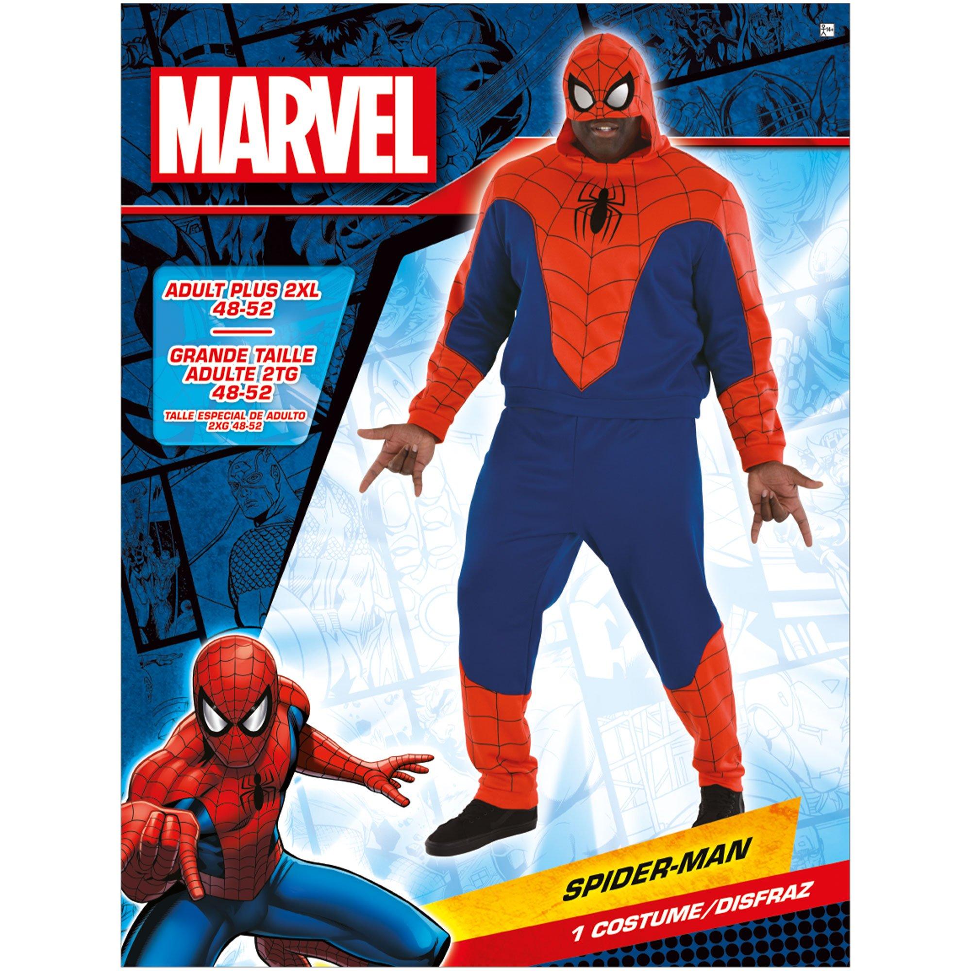 Adult Spider-Man Plus Size Sweatsuit Costume - Marvel