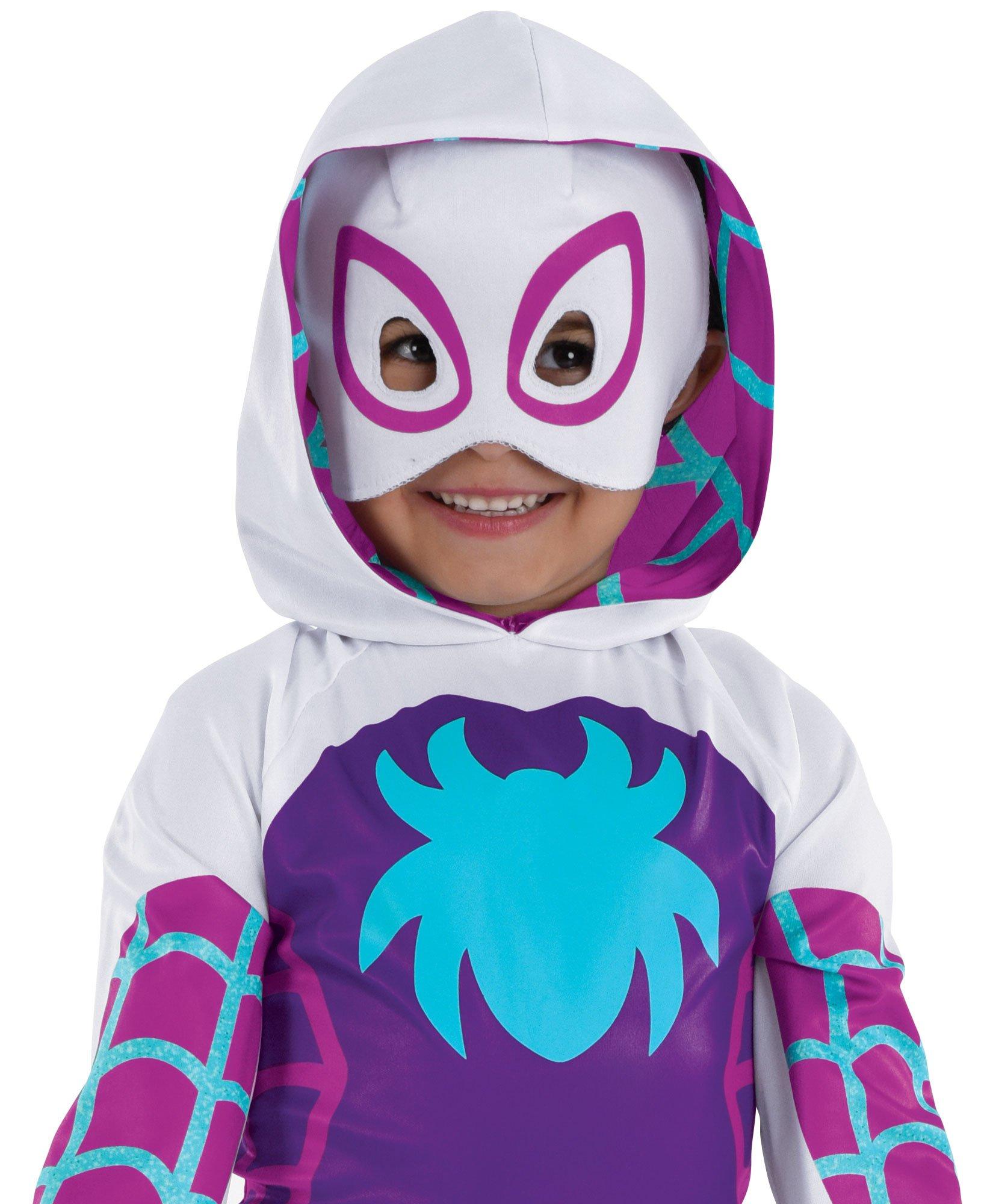 Kids' Glow-in-the-Dark Ghost-Spider Costume