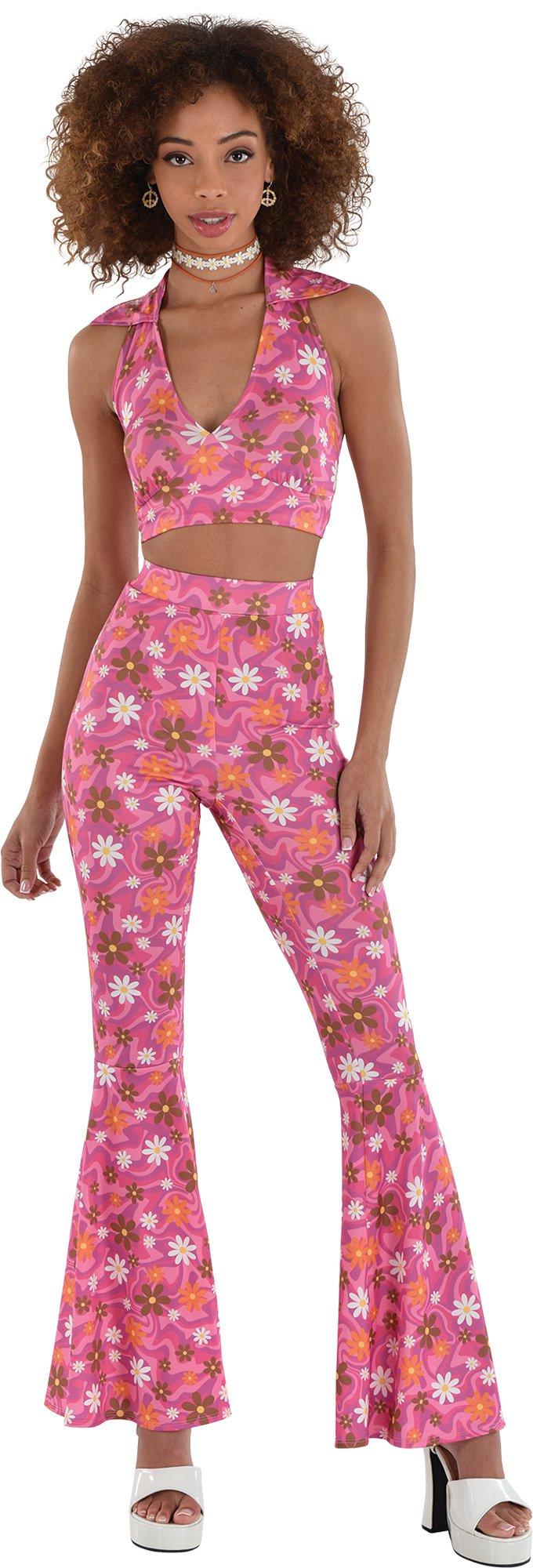 Amscan 60 s Halter Top Pants Set Adult S M