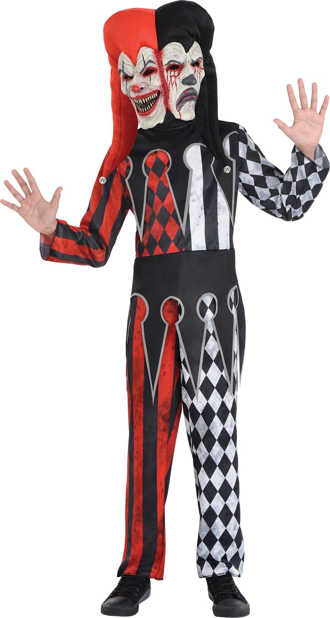 Kids' Two-Faced Jester Costume