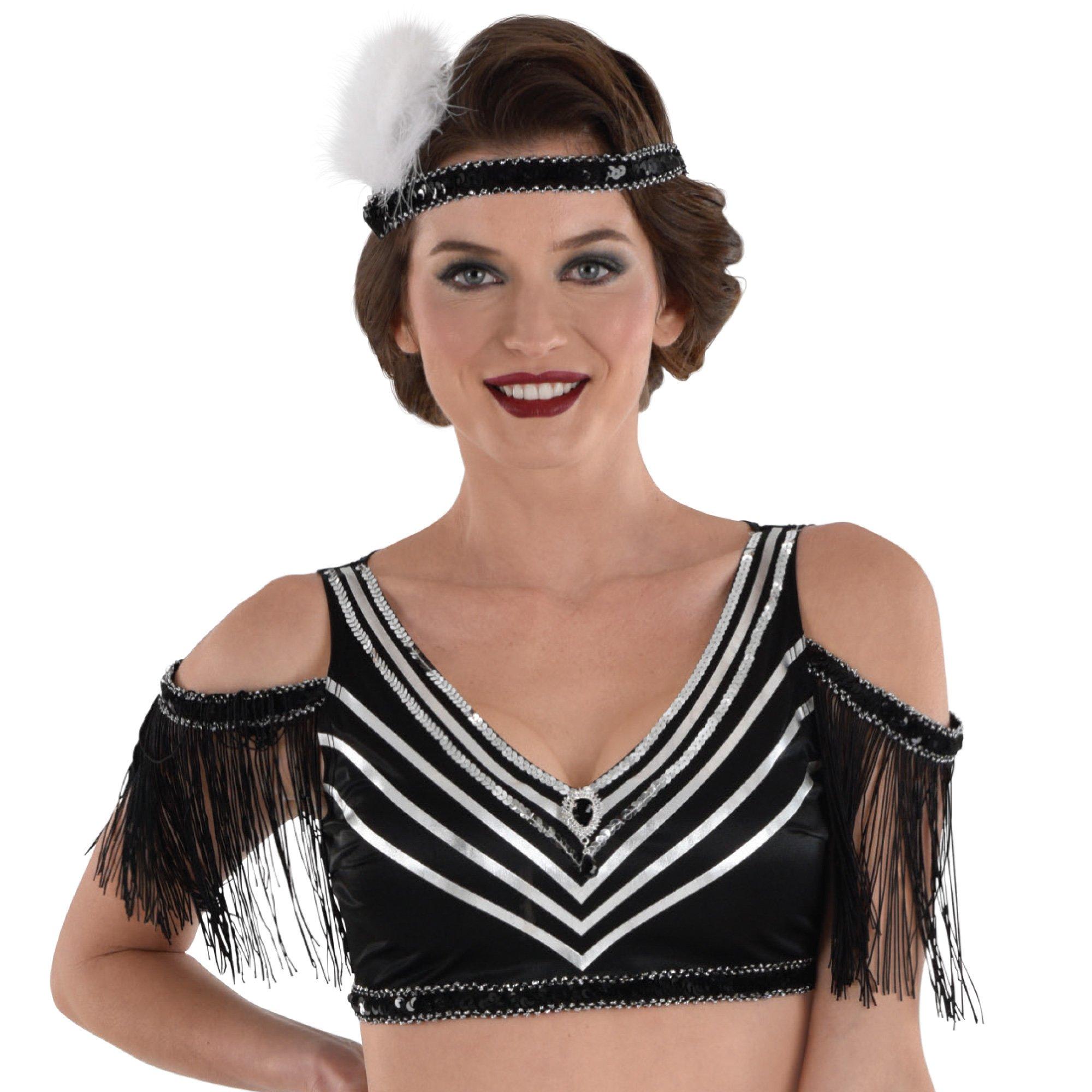 Adult Sheer Flapper Costume