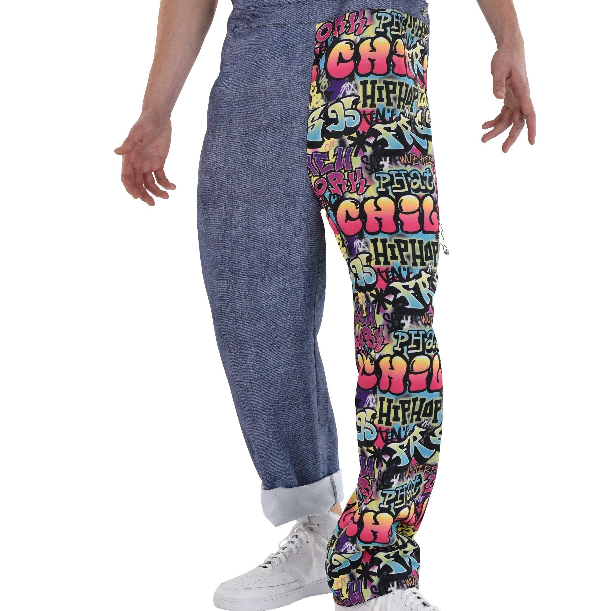 Adult 90s Graffiti Overalls