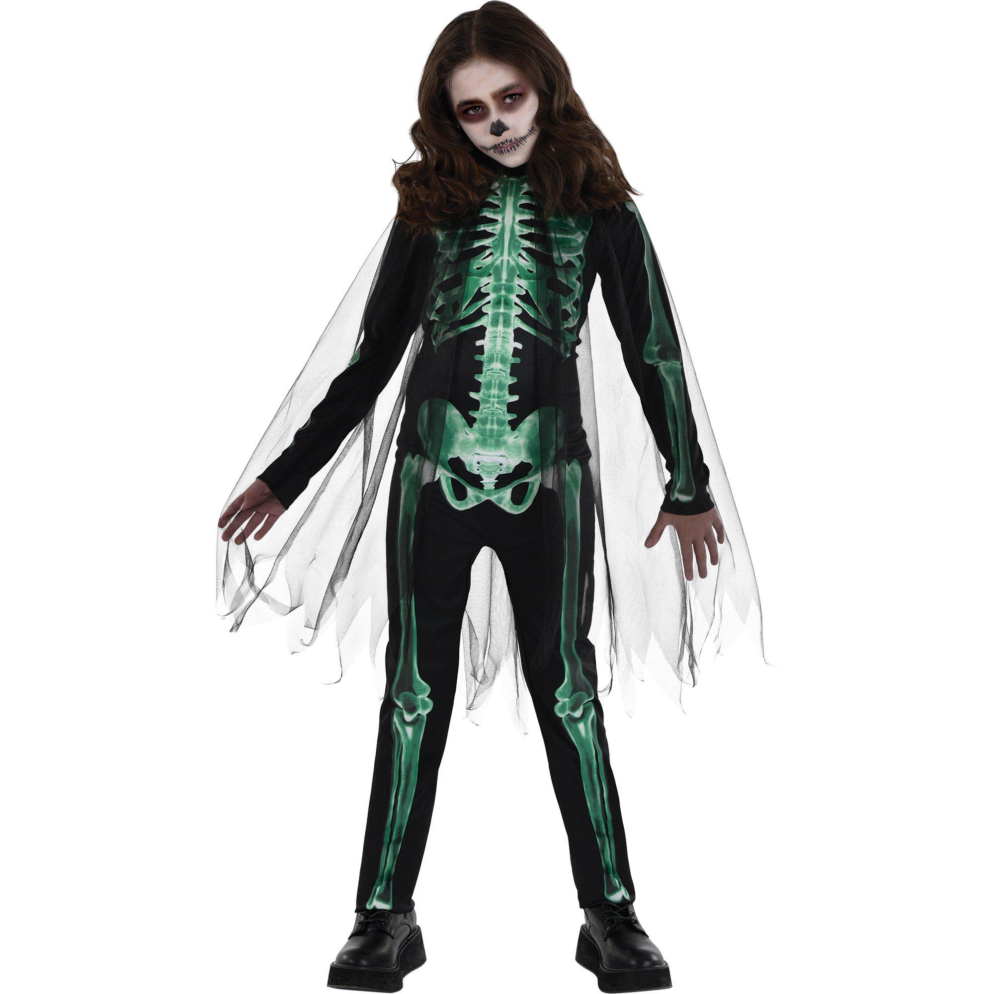 Kids Boy's Grim Reaper Glow In The Dark Costume