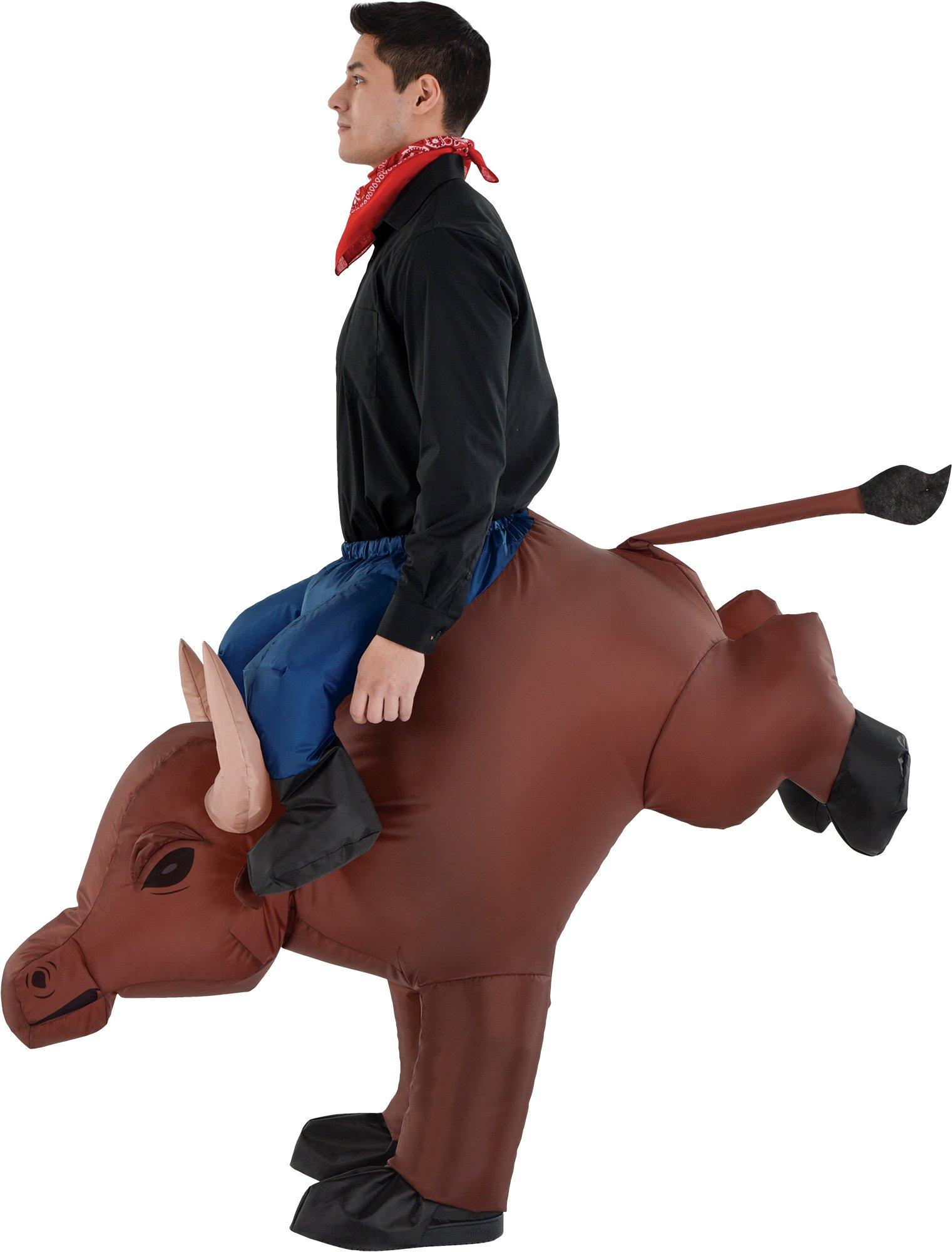 Adult Inflatable Bull Rider Costume Party City