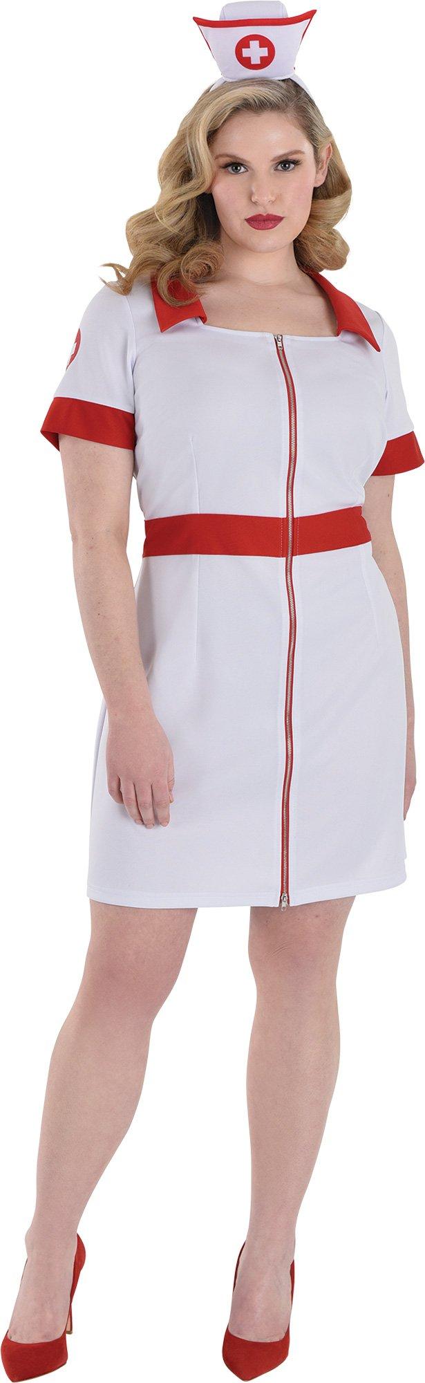 Adult Call the Shots Nurse Plus Size Costume