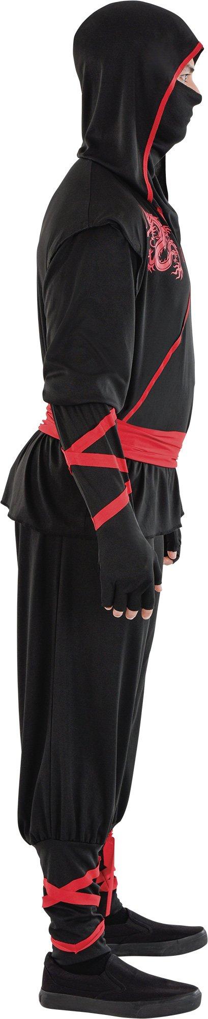 Men's Ninja Costume | Black/Red