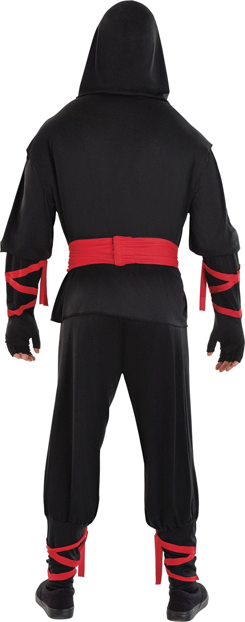 Men's Ninja Costume | Black/Red