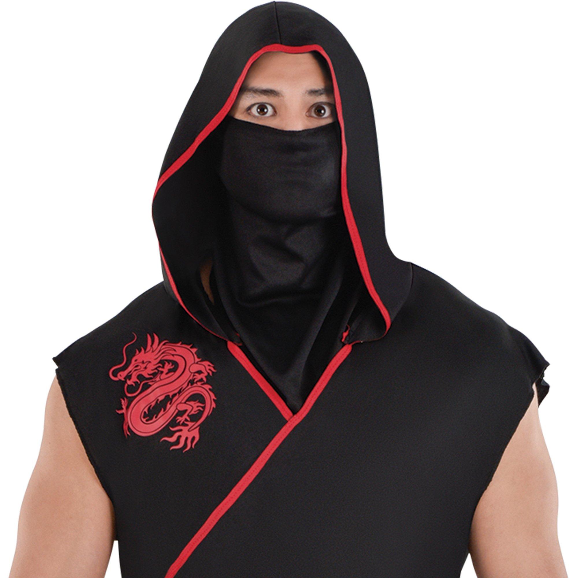 Men Halloween Deluxe Ninja Costume -L L