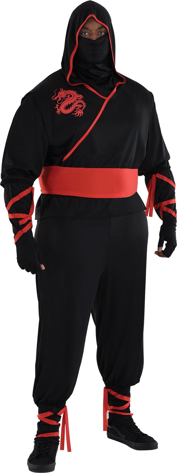 Men's Ninja Assassin Plus Size Costume