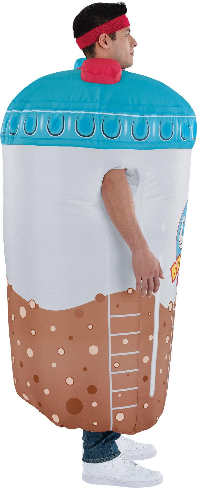 Adult Inflatable Go-Bro Protein Shake Costume