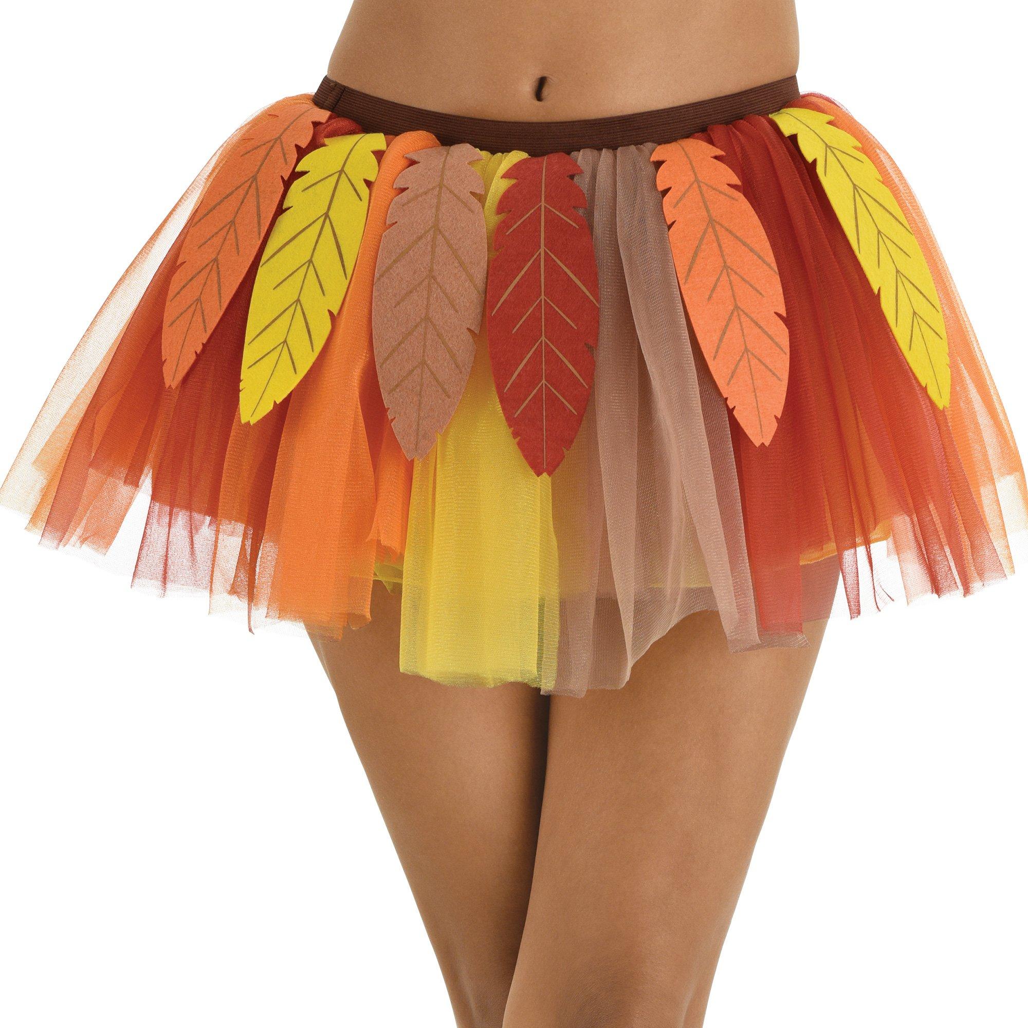 Orange skirt 2025 party city