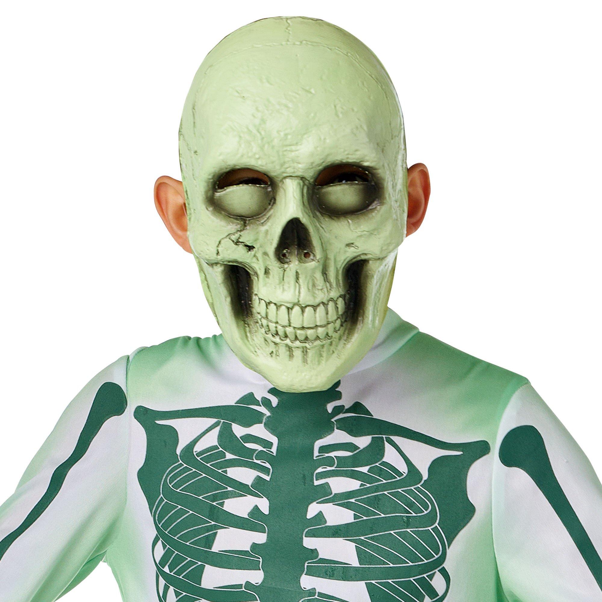 Kids' Glow-in-the-Dark Atomic Skeleton Costume