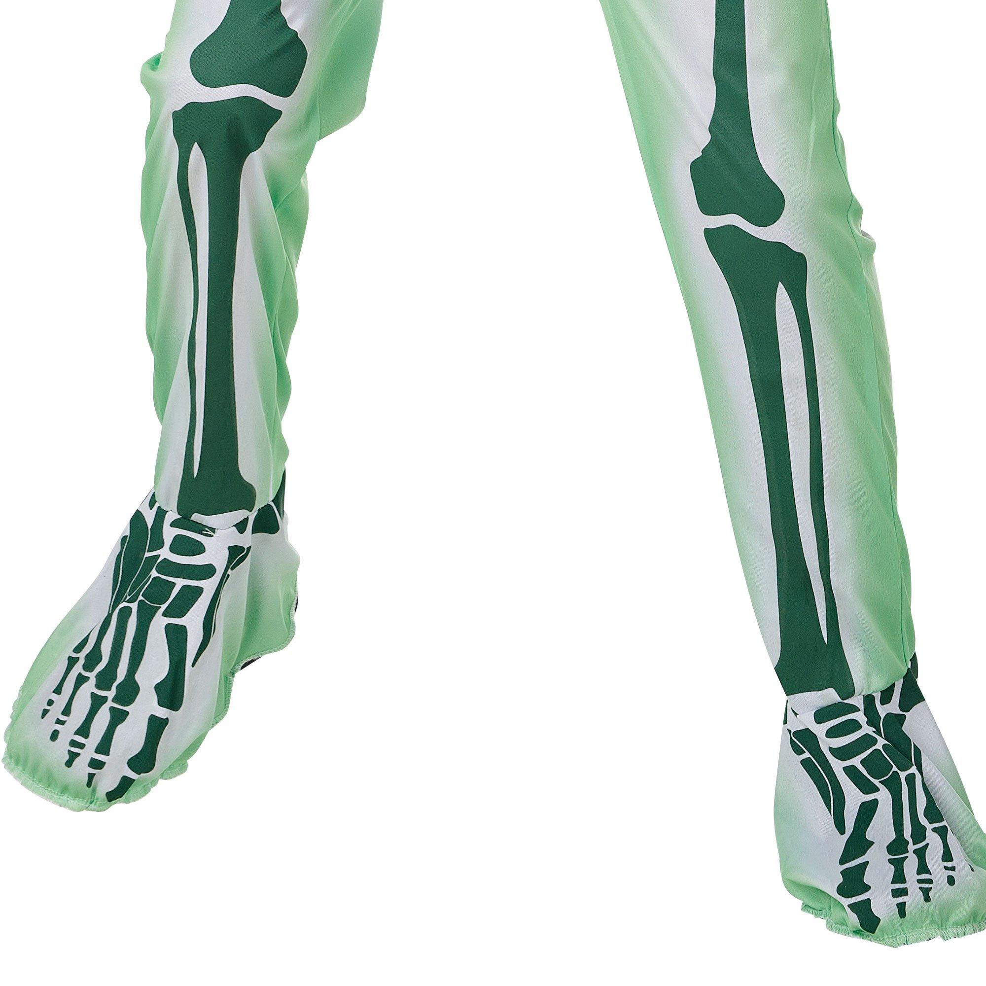 Kids' Glow-in-the-Dark Atomic Skeleton Costume