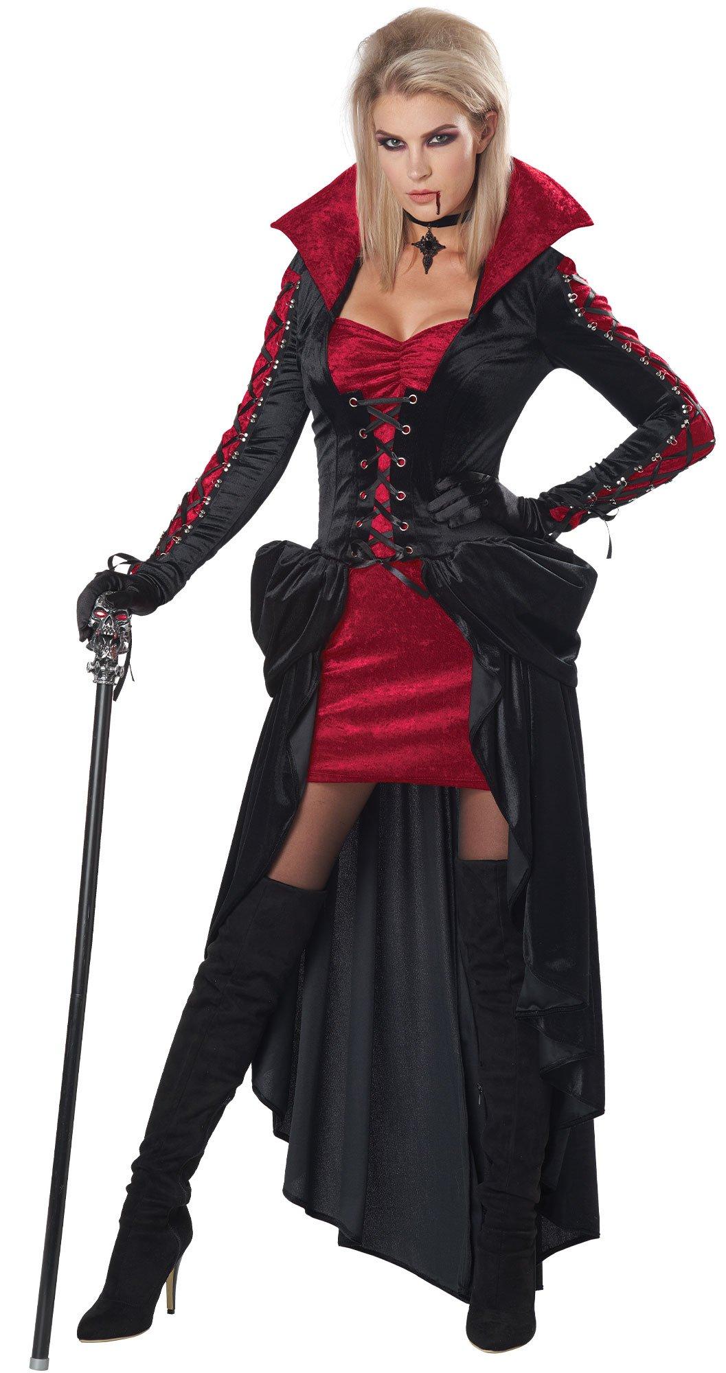 Custom-Made-Black-Vampire-Costume-For-Halloween-Gothic-Corset-Dresses-With-Long-Sleeves-L…