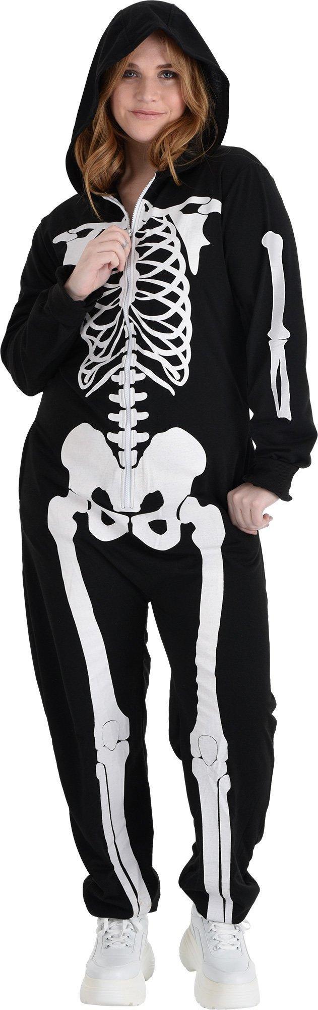 American Apparel Skeleton Glow in The Dark Halloween Leggings in