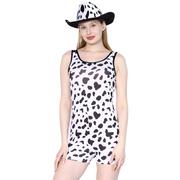 Adult Cow Print Bodysuit