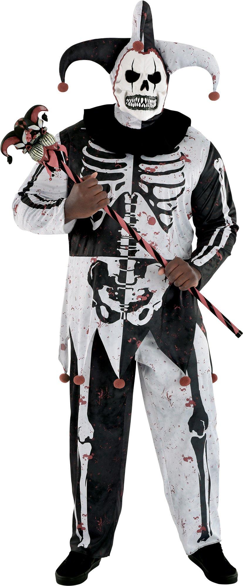 Adult Menacing Jester Plus Size Costume