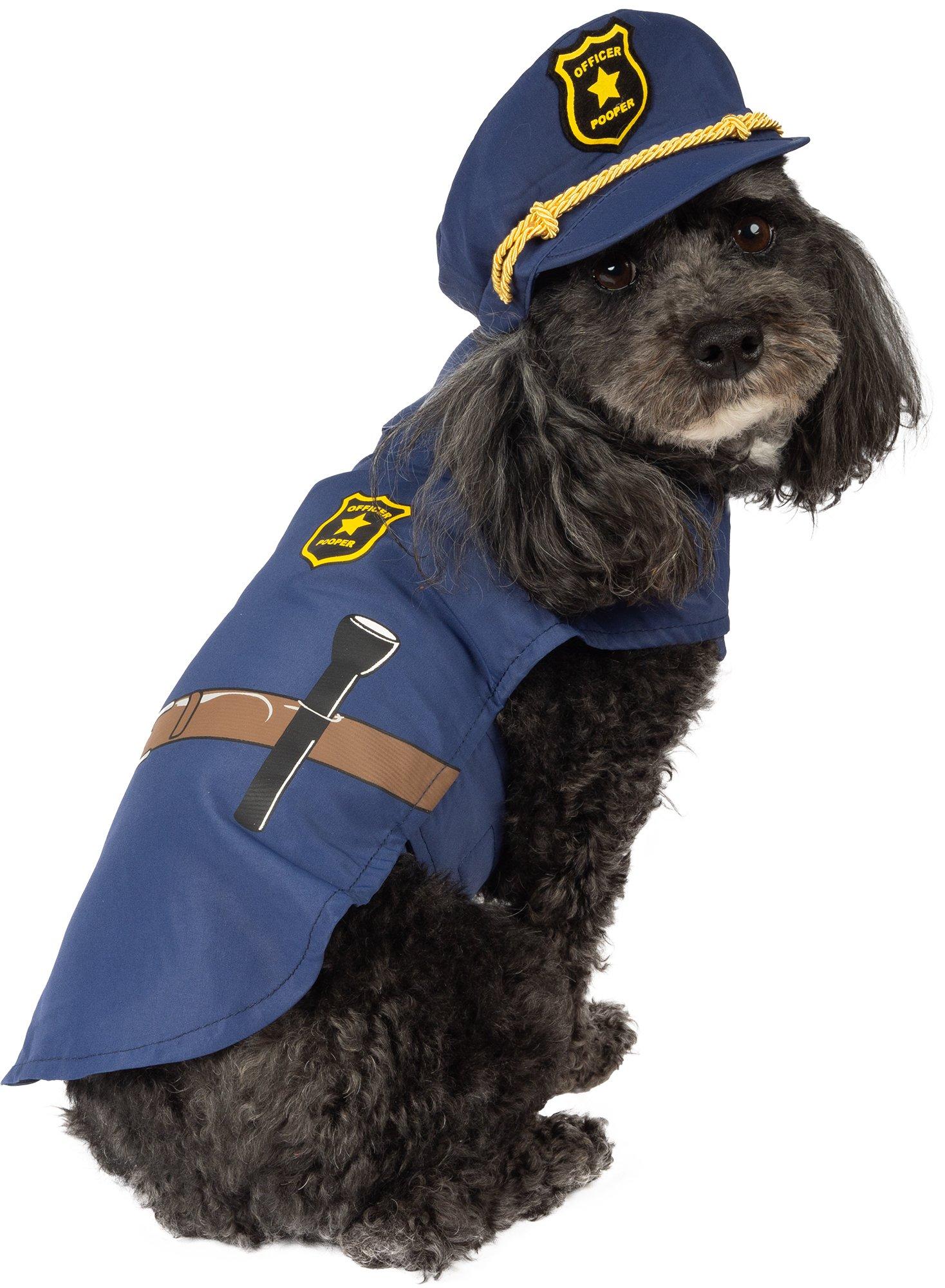 Kids Officer Pooper Dog Costume Size XL/XXL Halloween Unisex