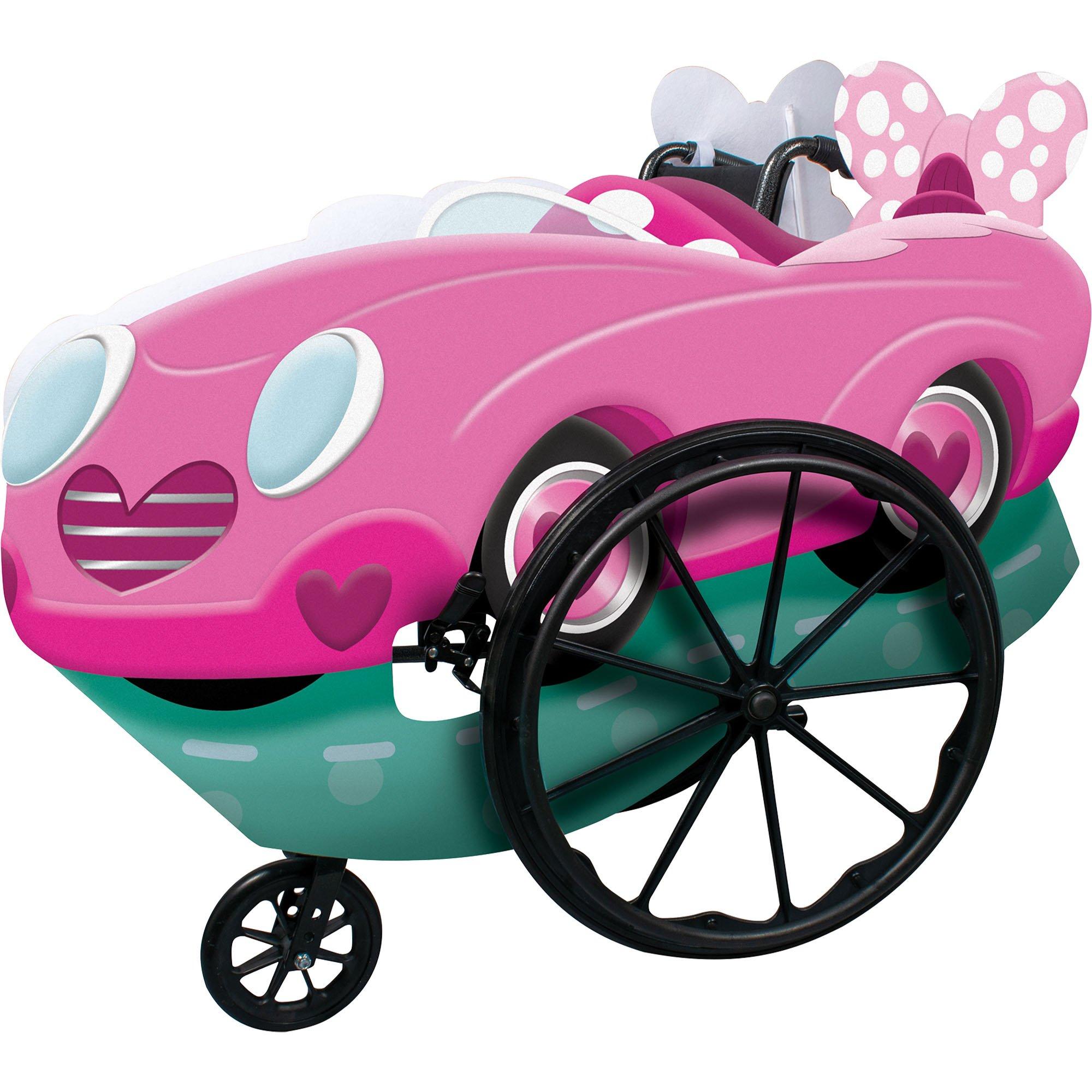 Pink Minnie Mouse Funhouse Wheelchair Costume