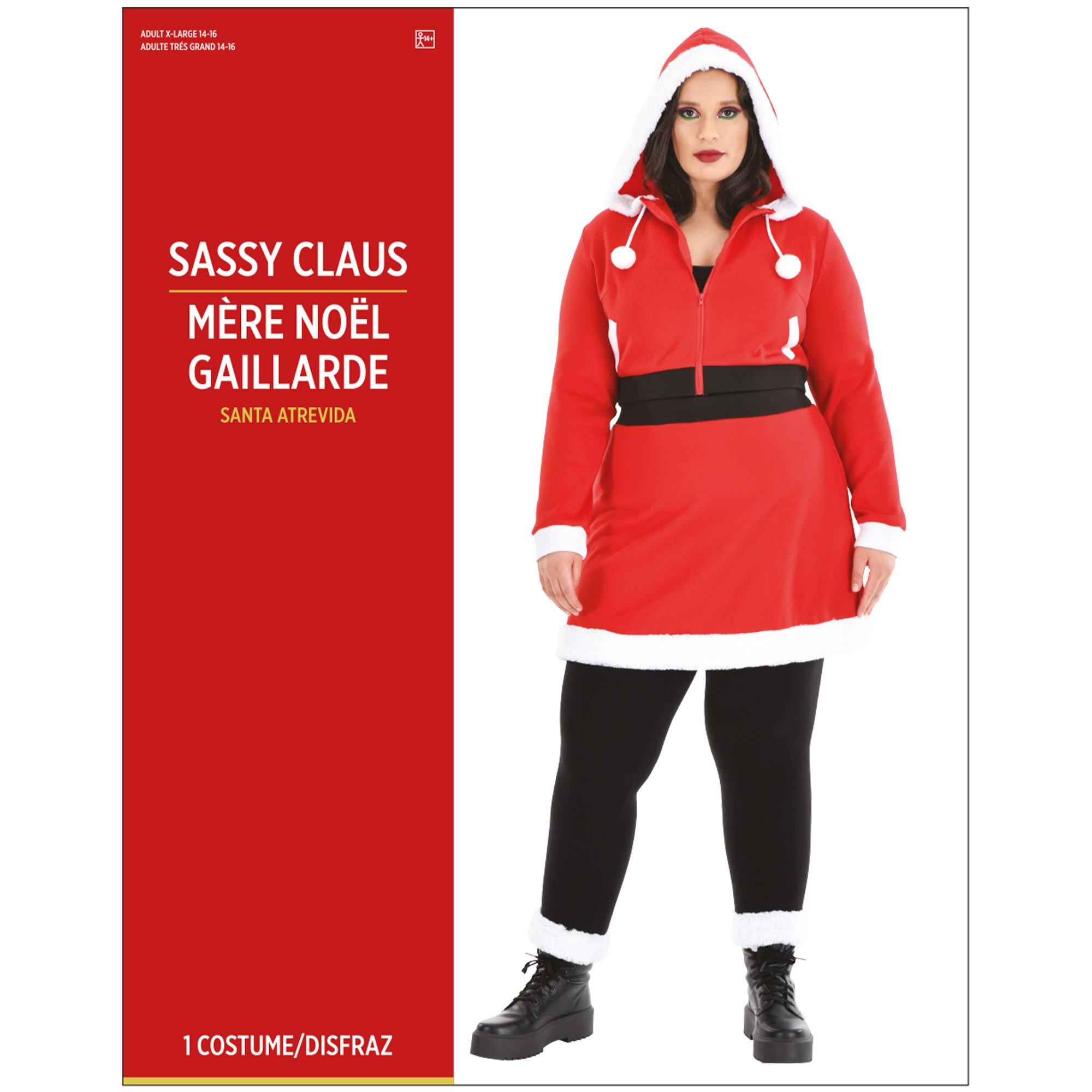 PartyCity Adult Sassy Claus Plus Size Costume | The Market Place