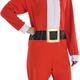 Adult Santa One Piece Zipster Costume with Removeable Beard